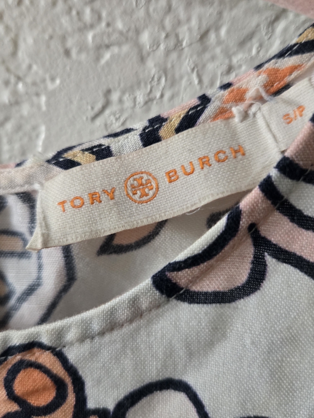 Tory Burch Hicks Garden Party Mini Shift Dress Floral Linen Blend - Picture 2 of 5